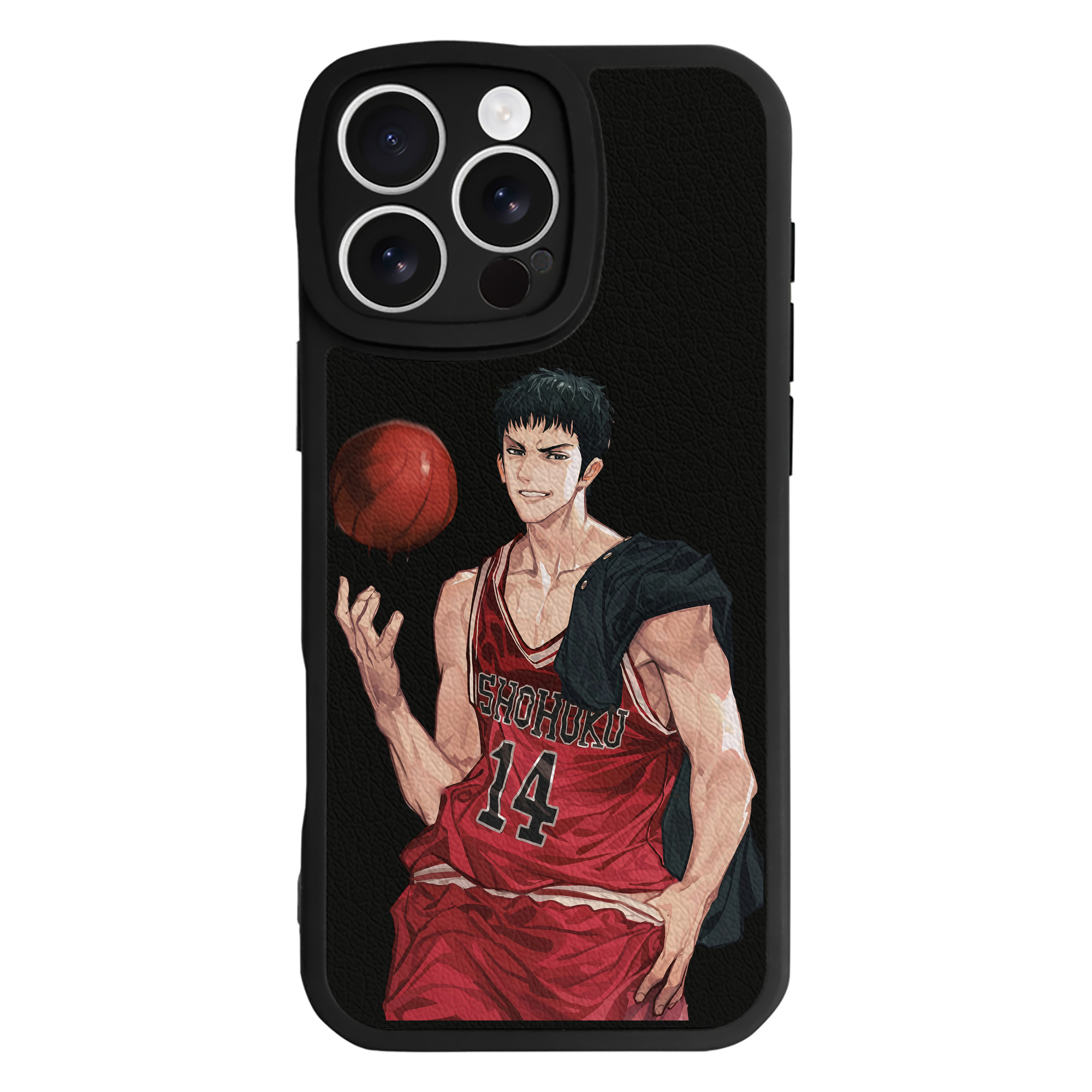 （画像用） SLAM DUNK／スラムダンク 【iPhone 16シリーズ対応】シリコンスマホケース（レザー調） 材質：シリコン